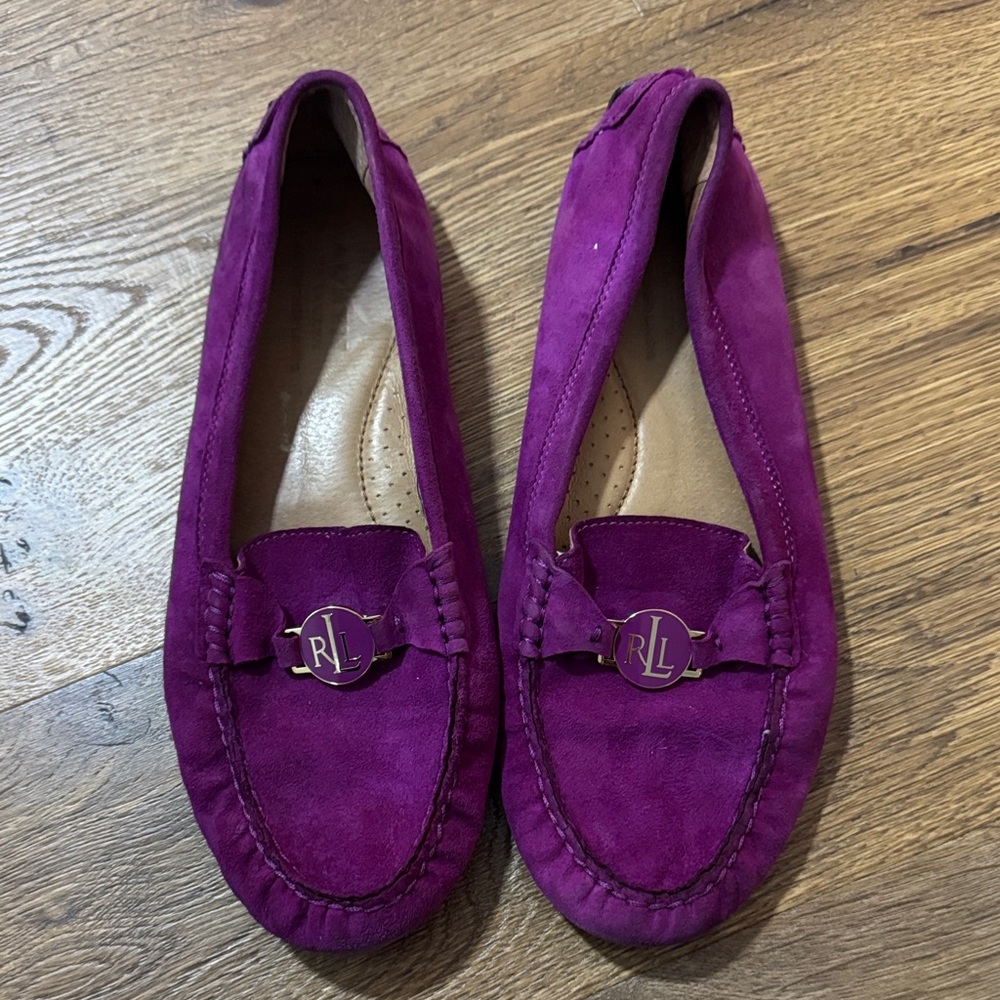 Lauren by Ralph Lauren Fushia Purple Loafers